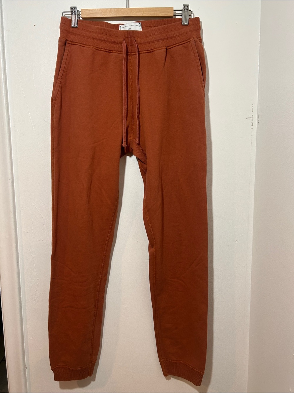Reigning Champ Rust Drawstring Joggers size M